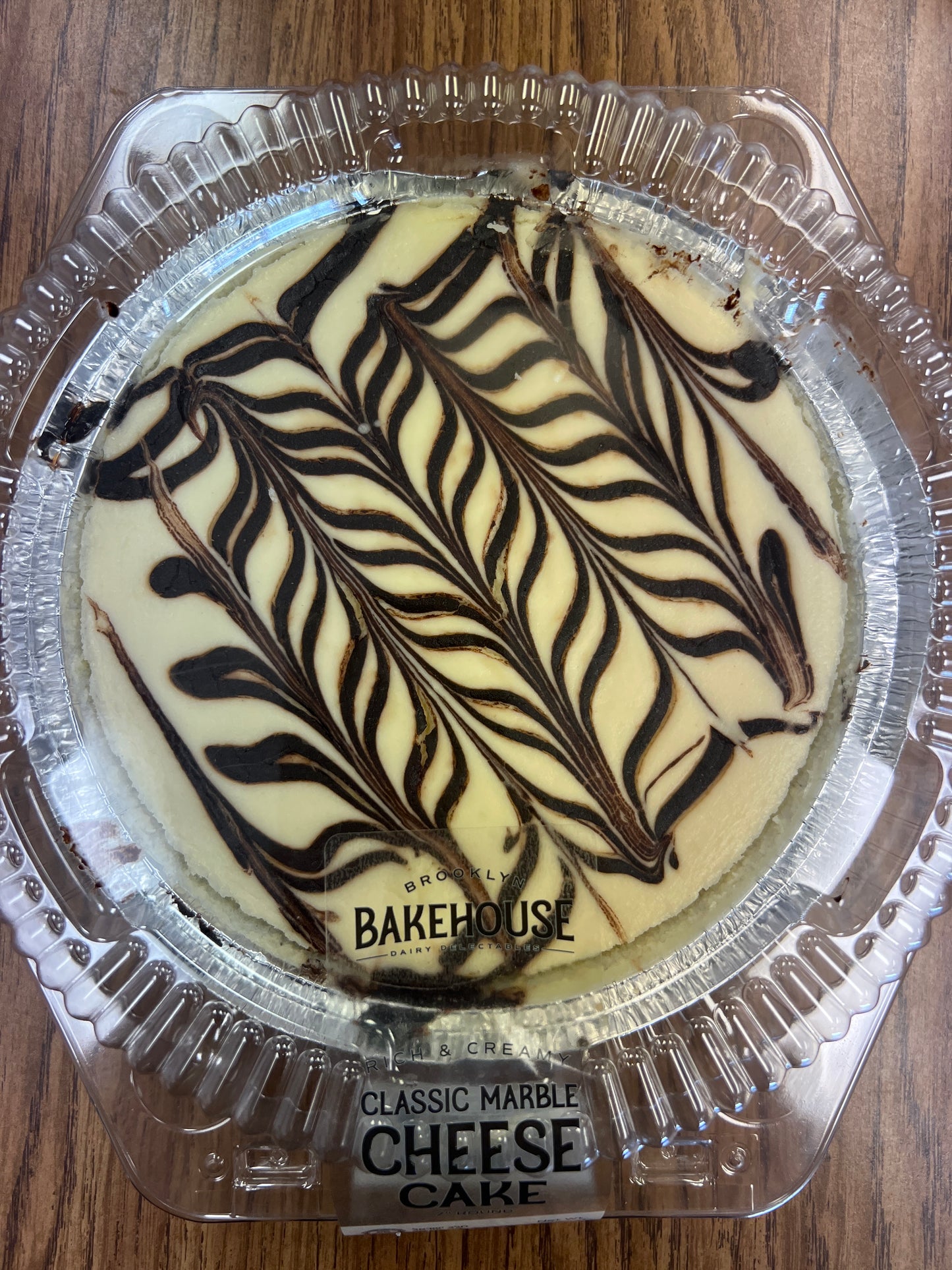 Brooklyn Bakehouse. Classic marble cheesecake 7”