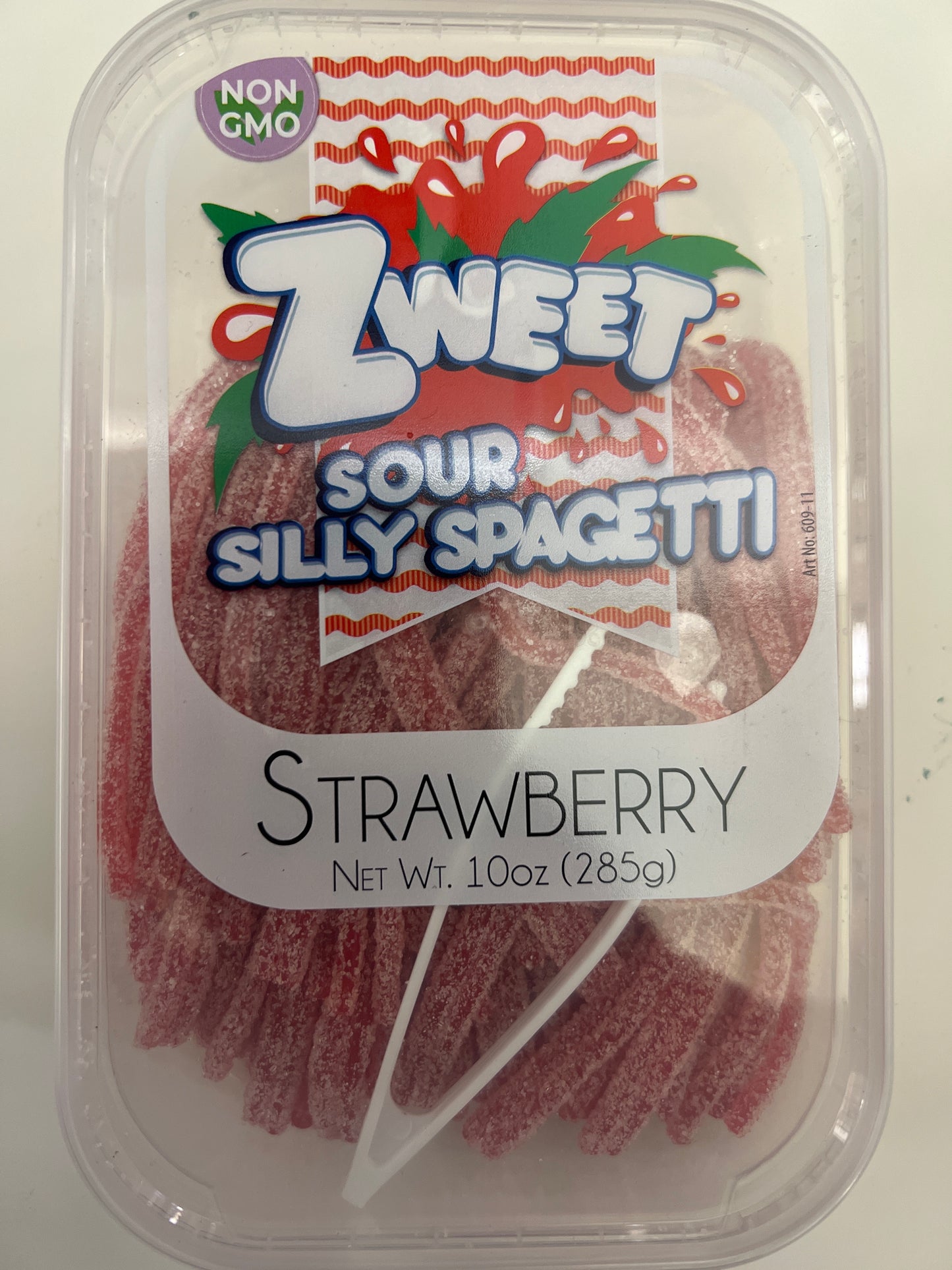 Zweet sour silly spaghetti strawberry