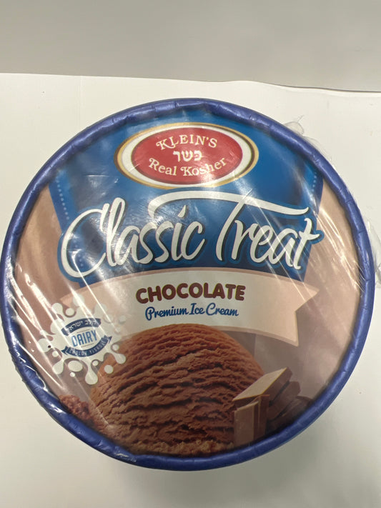 Klein’s dairy classic treat chocolate ice cream