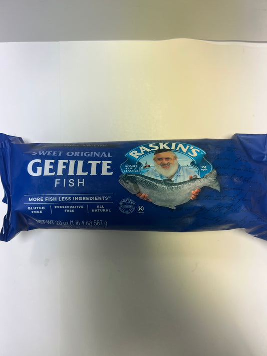 Raskins sweet original gefilte fish gluten free