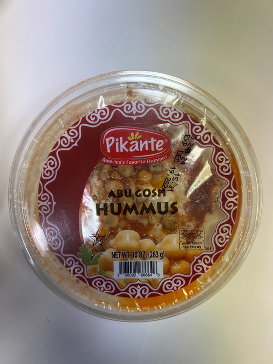 Pikante Abu gush hummus 10oz gluten free