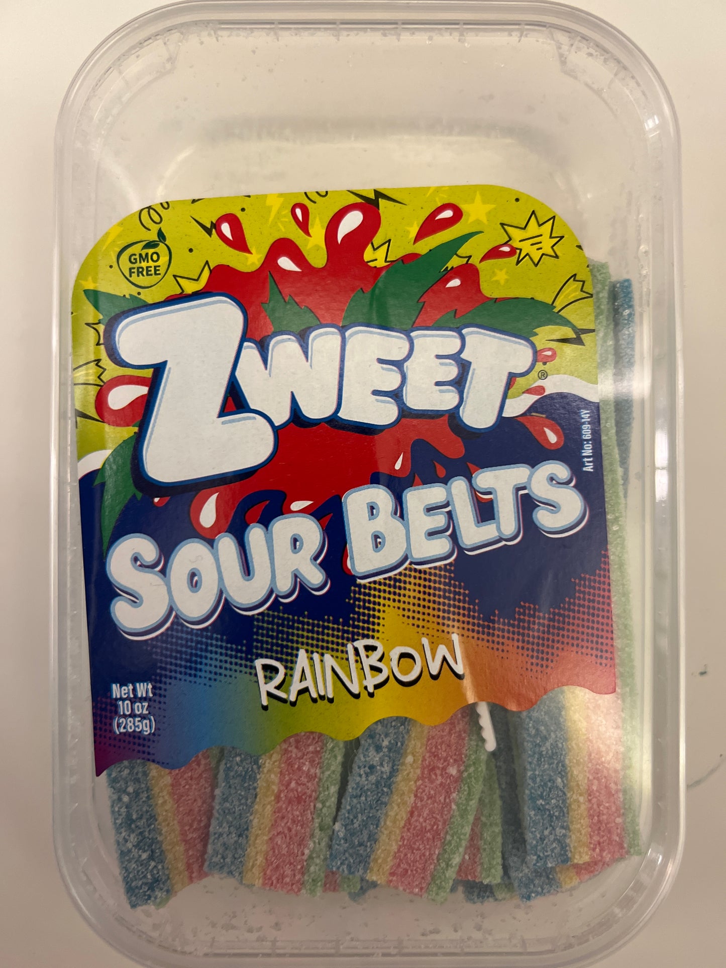 Zweet sour belts rainbow