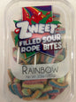 Zweet sour filled ropes bites rainbow