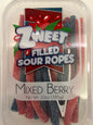 Zweet sour filled ropes mixed berry