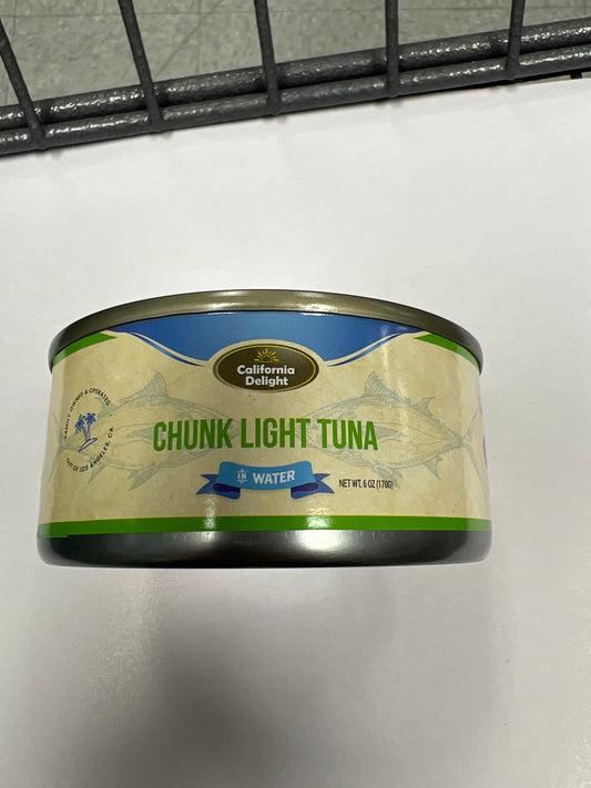 California delight chunk light tuna in water