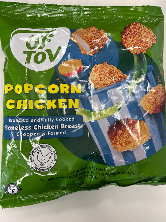 Of tov popcorn chicken 24oz