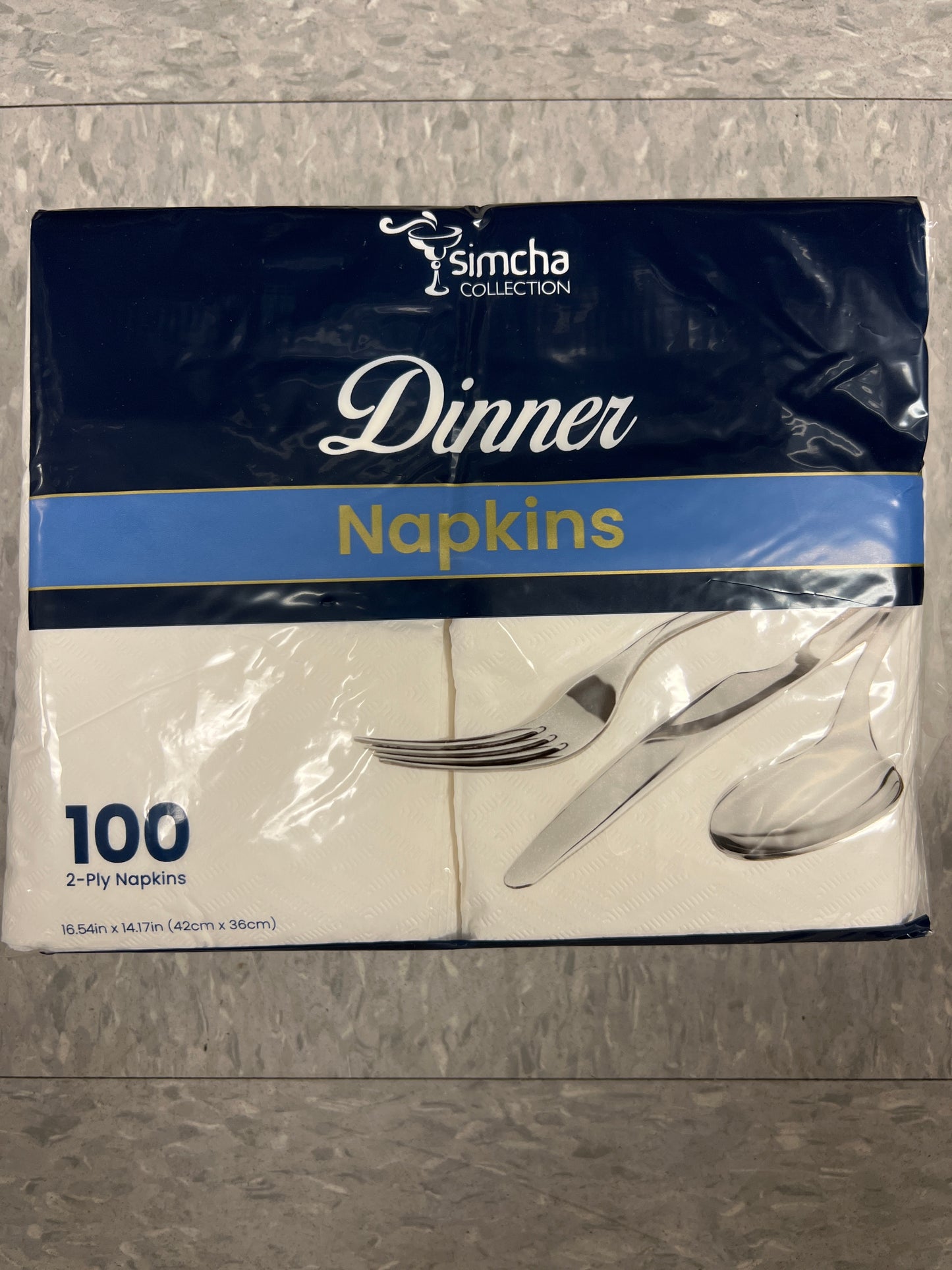 Simcha collection 612 dinner napkins 100 ct 2 ply