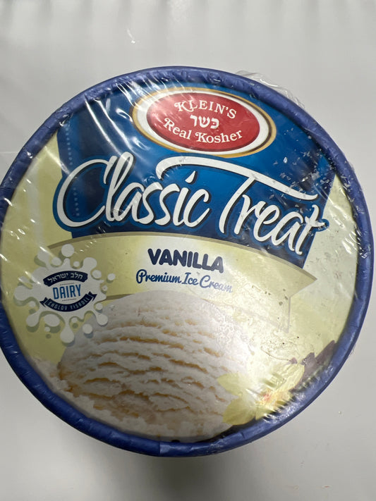 Klein’s classic treat dairy ice cream vanilla